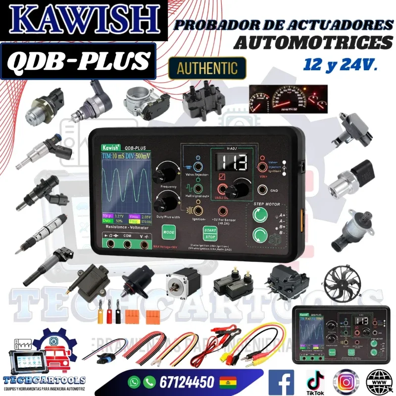QDB PLUS PROBADOR DE ACTUADORES & SENSORES - KAWISH