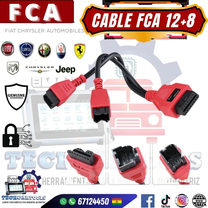 12+8 Cable adaptador FCA