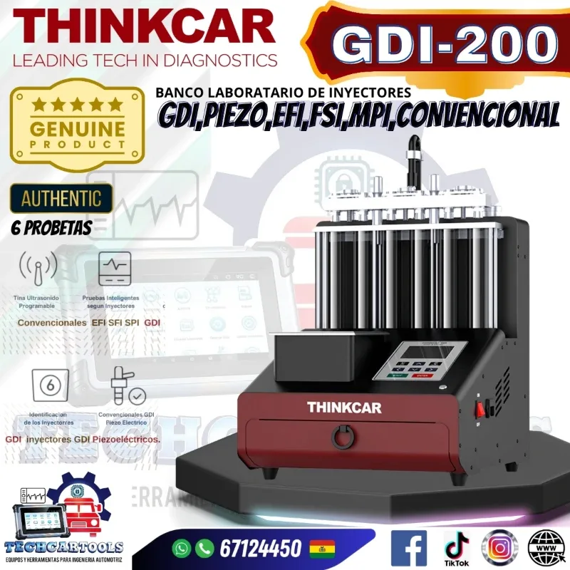 GDI 200 Banco de prueba de inyectores - THINKAR
