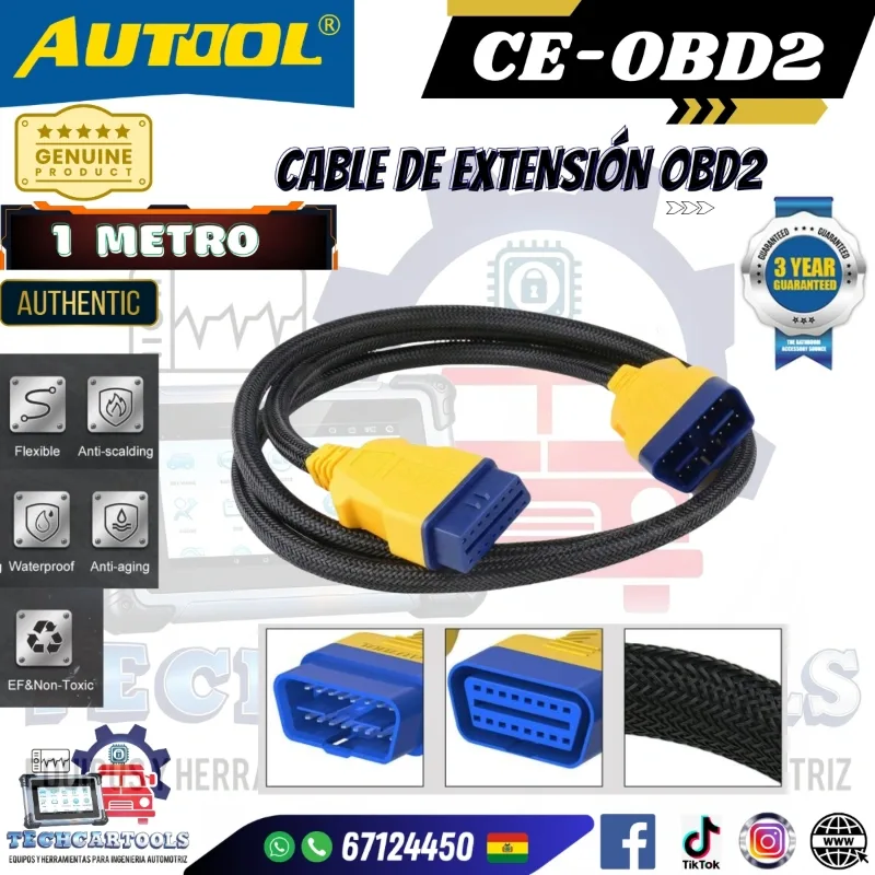 Cables de extensión OBD2 - AUTOOL