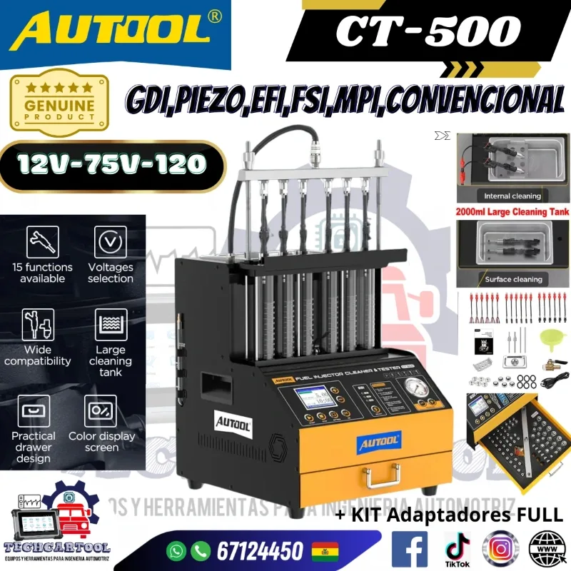 CT500 banco laboratorio de Inyectores - AUTOOL