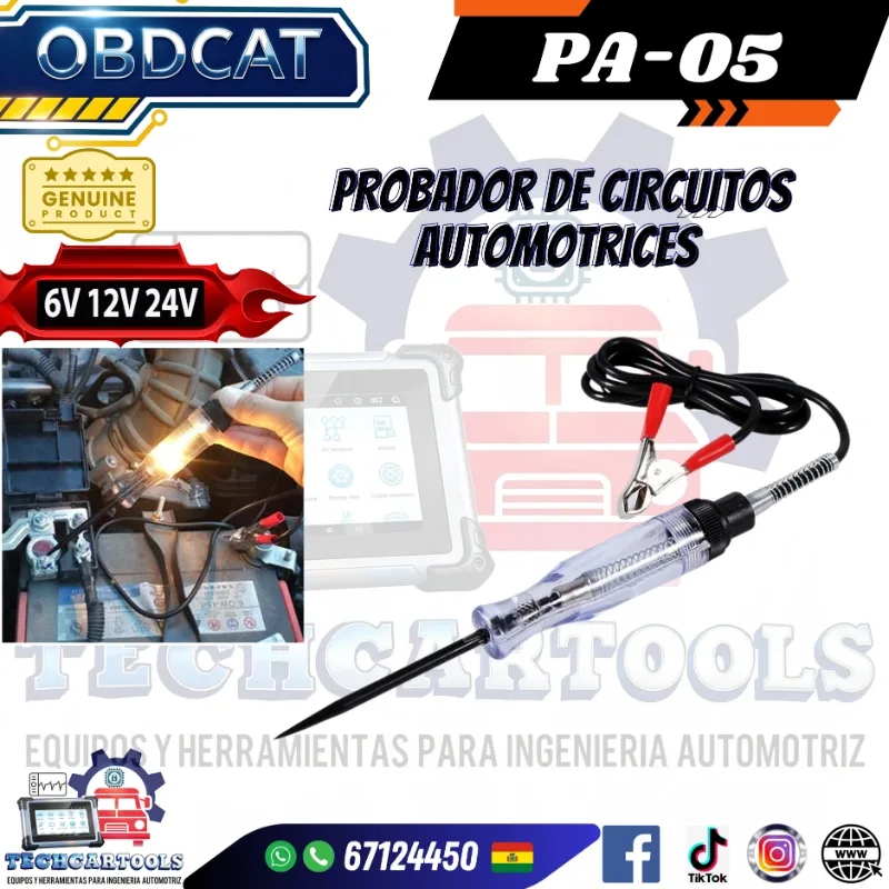 PA05 Probador de circuitos automotrices