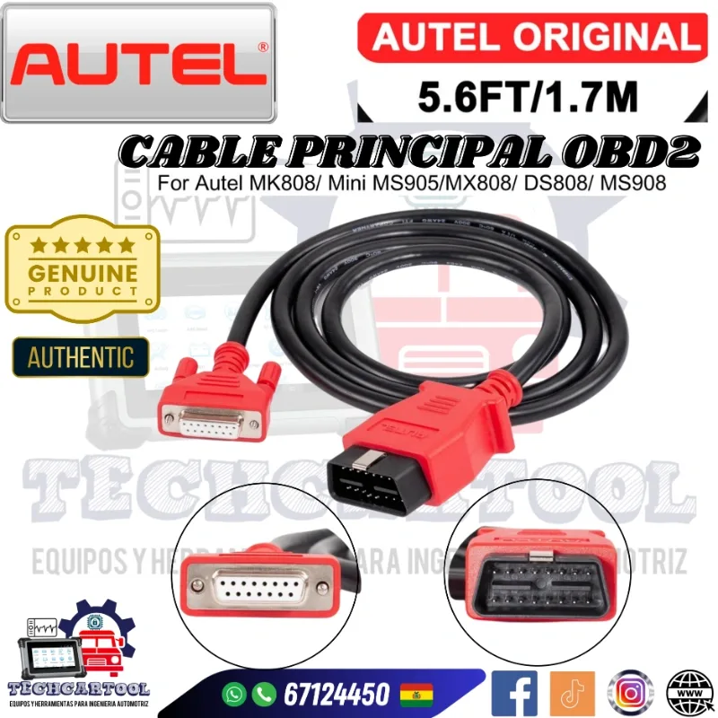 Cable principal OBD2 original - AUTEL