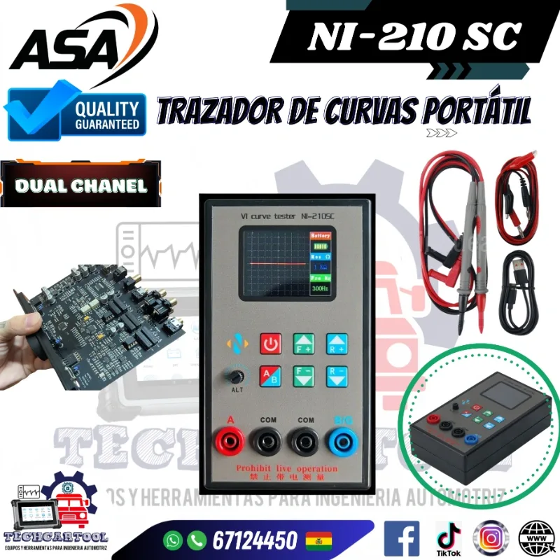 NI 210 SC Trazador de Curvas Portátil - ASA