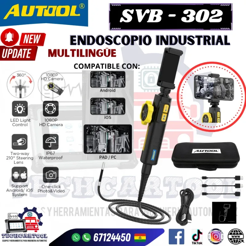 SVB 302 Endoscopio articulado - AUTOOL