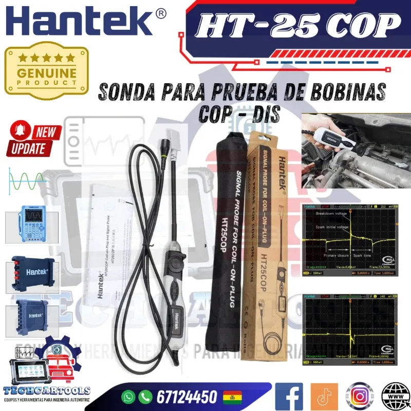 HT25COP probador para bobinas COP DIS - Hantek